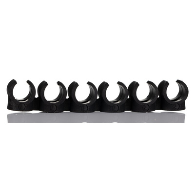 Legris 6 Tubes Polymer Tube Clip, For Tube Diam. 10mm