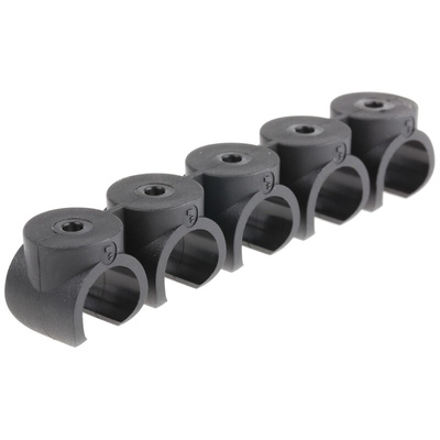 Legris 5 Tubes Polymer Tube Clip, For Tube Diam. 12mm