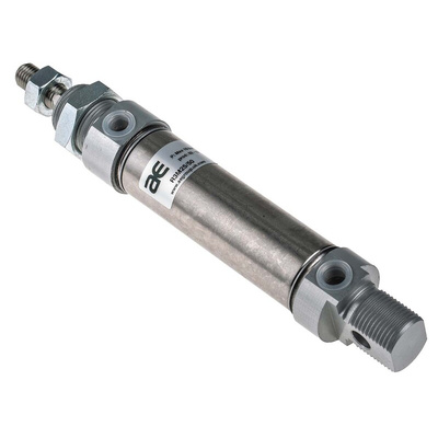 RS PRO Pneumatic Piston Rod Cylinder - 25mm Bore, 50mm Stroke, ISO 6432 Series, Double Acting