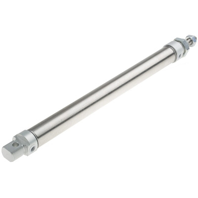 RS PRO Pneumatic Roundline Cylinder - 25mm Bore, 250mm Stroke, ISO 6432 Series, Double Acting