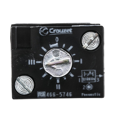 Crouzet 81 series 0.1s to 60s Pneumatic Timer, 8 bar max