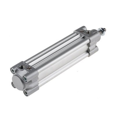RS PRO Pneumatic Piston Rod Cylinder - 32mm Bore, 100mm Stroke, CDEM Series, Double Acting