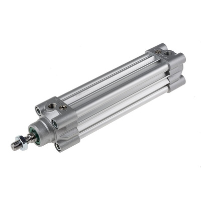 RS PRO Pneumatic Piston Rod Cylinder - 32mm Bore, 100mm Stroke, CDEM Series, Double Acting