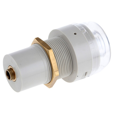 Crouzet Green Panel Mounting Visual Indicator, 8bar, 4 mm inlet port, 22.5mm mount hole