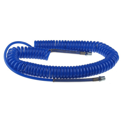RS PRO 6m, Polyurethane Recoil Hose, with BSPT 1/4" Male connector