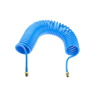 RS PRO 4m, Polyurethane Recoil Hose, with BSP 1/4" Male connector