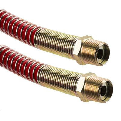 RS PRO 2m, Polyurethane Recoil Hose, with BSPT 3/8 connector