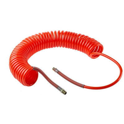 RS PRO 6m, Polyurethane Recoil Hose, with BSPT 1/4" Male connector