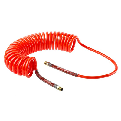 RS PRO 4m, Polyurethane Recoil Hose, with BSPT 1/4" Male connector