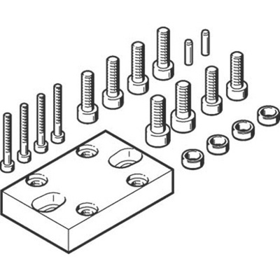 Festo Adapter HAPG-55, For Use With Pneumatic Grippers