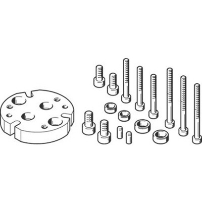 Festo Adapter HAPG-94, For Use With Pneumatic Cylinder & Actuator