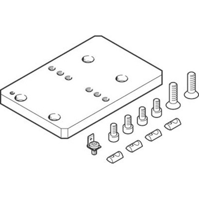 Festo Connection Kit HMIZF-E03/E05/E07-DA40, For Use With Pneumatic Cylinder & Actuator