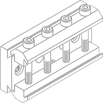 Festo Adapter HMSV-28, For Use With Pneumatic Grippers