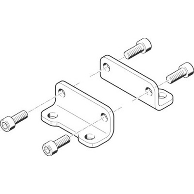 Festo Mounting Bracket HNA-100, To Fit 100mm Bore Size