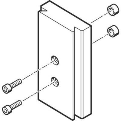Festo Adapter HAPB-2, For Use With Pneumatic Cylinder & Actuator
