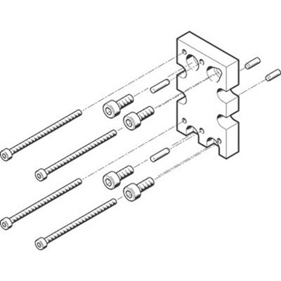 Festo Adapter HAPG-74, For Use With Pneumatic Grippers