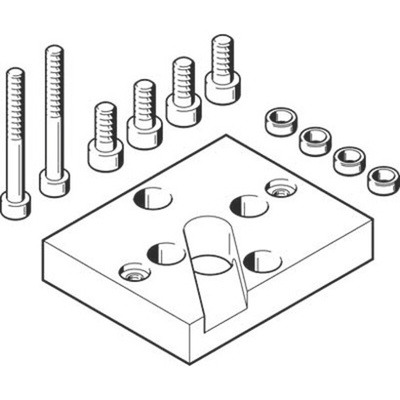 Festo Adapter HAPG-SD2-29, For Use With Pneumatic Cylinder & Actuator