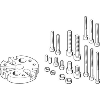 Festo Adapter HAPG-SD2-34, For Use With Pneumatic Cylinder & Actuator