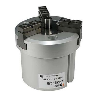 SMC 3 Finger Double Action Pneumatic Gripper, MHSH3-50D, Parallel Gripping Type