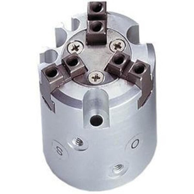 SMC 3 Finger Double Action Pneumatic Gripper, MHS3-50D, Parallel Gripping Type