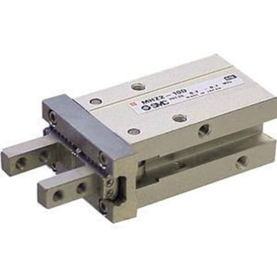 SMC 2 Finger Single Action Pneumatic Gripper, MHZ2-25C, Parallel Gripping Type