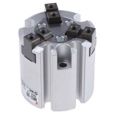SMC 3 Finger Double Action Pneumatic Gripper, MHS3-20D, Parallel Gripping Type