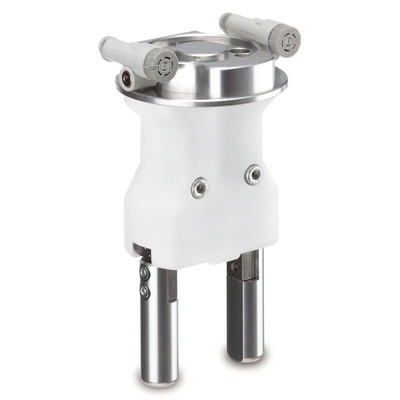 SMC 2 Finger Double Action Pneumatic Gripper, JMHZ2-16D-M9PW-X7500-KA, Parallel Gripping Type