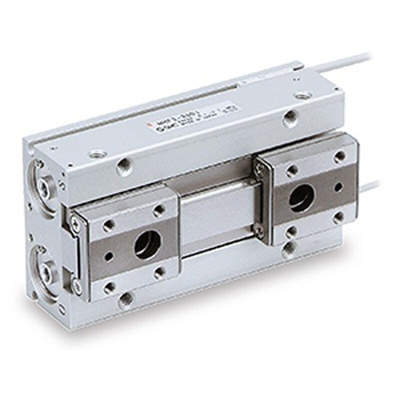SMC 2 Finger Double Action Pneumatic Gripper, MHF2-20D2, Low Profile Gripping Type