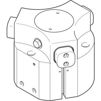 Festo 3 Finger Double Action Pneumatic Gripper, HGDD-80-A-G1