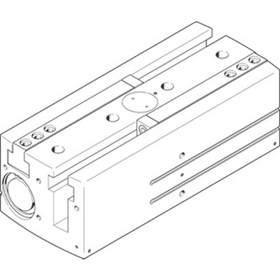 Festo 2 Finger Double Action Pneumatic Gripper, HGPL-63-150-A-B, Parallel Gripping Type