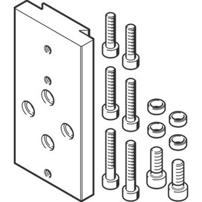 Festo Adapter HMSV-22, For Use With Pneumatic Cylinder & Actuator