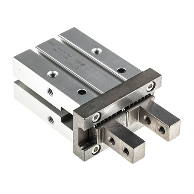SMC 2 Finger Double Action Pneumatic Gripper, MHZ2-25D, Parallel Gripping Type