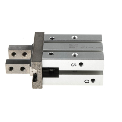 SMC 2 Finger Double Action Pneumatic Gripper, MHZ2-25D, Parallel Gripping Type