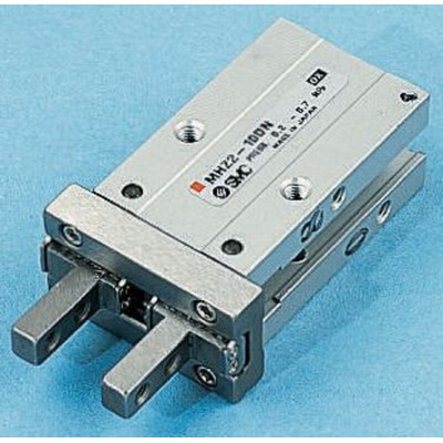 SMC 2 Finger Double Action Pneumatic Gripper, MHZ2-6D, Parallel Gripping Type