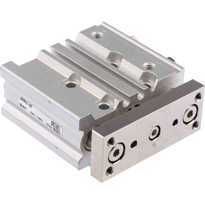 SMC Pneumatic Guided Cylinder - 12mm Bore, 20mm Stroke, MGP Series, Double Acting