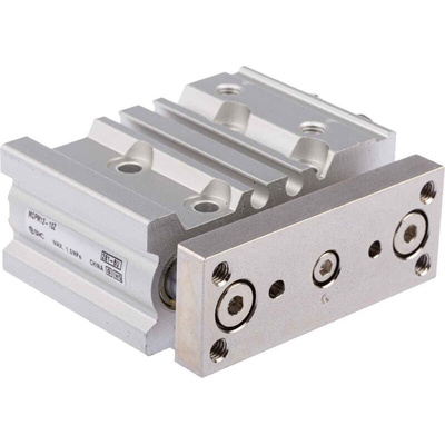 SMC Pneumatic Guided Cylinder - 12mm Bore, 10mm Stroke, MGP Series, Double Acting
