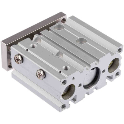 SMC Pneumatic Guided Cylinder - 16mm Bore, 20mm Stroke, MGP Series, Double Acting