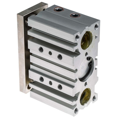 SMC Pneumatic Guided Cylinder - 25mm Bore, 20mm Stroke, MGP Series, Double Acting