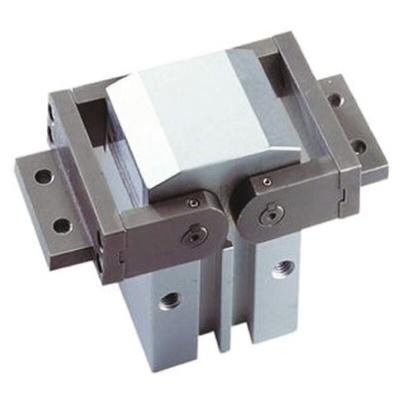 SMC 2 Finger Double Action Pneumatic Gripper, MHW2-32D, Angle Gripping Type