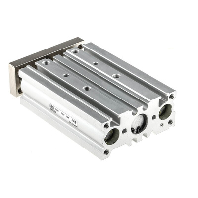 SMC Pneumatic Guided Cylinder - 12mm Bore, 50mm Stroke, MGP-Z Series, Double Acting