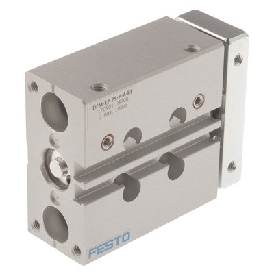 Festo Pneumatic Guided Cylinder - 170901, 12mm Bore, 25mm Stroke, DFM Series, Double Acting