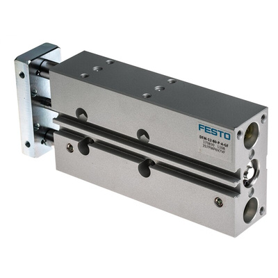 Festo Pneumatic Guided Cylinder - 170830, 12mm Bore, 80mm Stroke, DFM Series, Double Acting