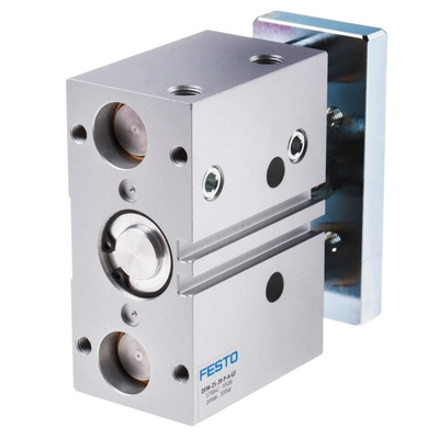 Festo Pneumatic Guided Cylinder - 170847, 25mm Bore, 20mm Stroke, DFM Series, Double Acting