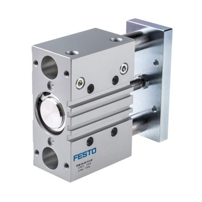 Festo Pneumatic Guided Cylinder - 170881, 63mm Bore, 100mm Stroke, DFM Series, Double Acting