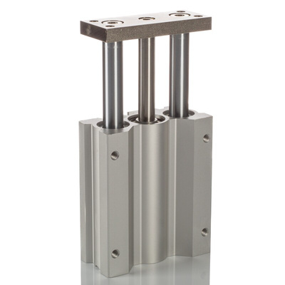 SMC Pneumatic Guided Cylinder - 20mm Bore, 50mm Stroke, MGQ Series, Double Acting