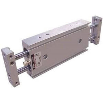 SMC Pneumatic Guided Cylinder - 20mm Bore, 50mm Stroke, CXSWM Series, Double Acting
