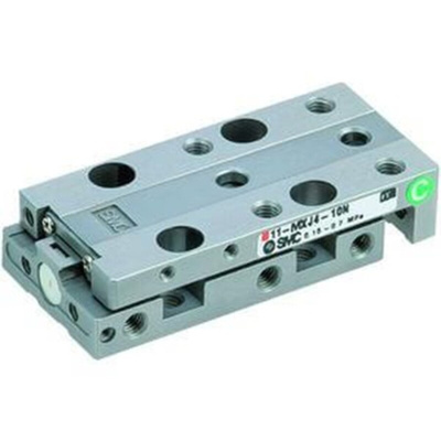 SMC Pneumatic Guided Cylinder - 6mm Bore, 15mm Stroke, MXJ Series, Double Acting