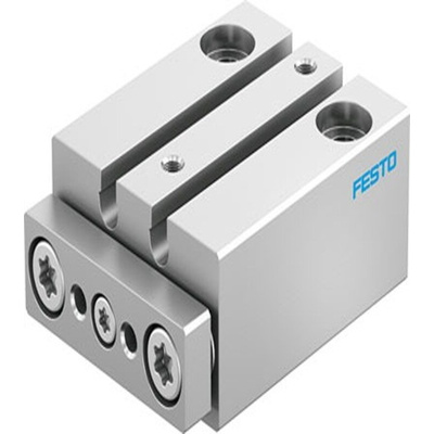 Festo Pneumatic Guided Cylinder - DFM-10-15, 10mm Bore, 15mm Stroke, DFM Series, Double Acting