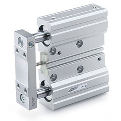 SMC Pneumatic Compact Cylinder - 20mm Bore, 100mm Stroke, JMGP Series, Double Acting