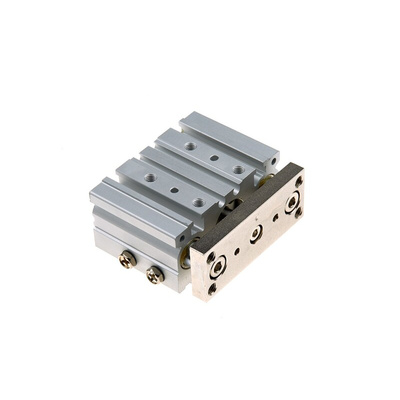 SMC Pneumatic Guided Cylinder - 16mm Bore, 10mm Stroke, Double Acting